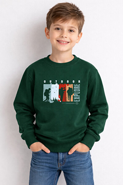 ADABEBEK Премиум детска блуза с принт в стил екстремни спортове 26020