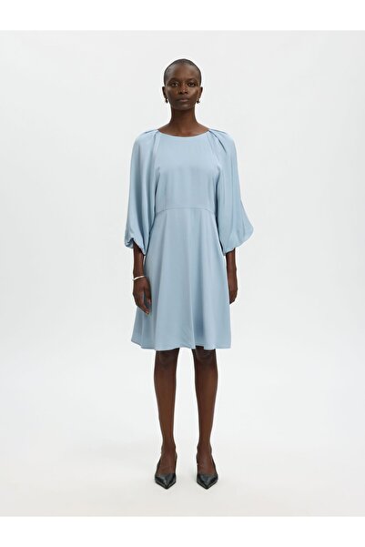 SELECTED Midikleid Viskose