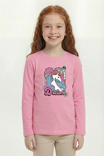 Printed Girl Long Sleeve T-Shirt B17