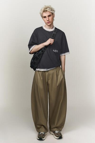 Bershka Kısa kollu baskılı tişört