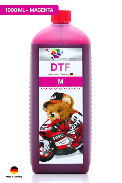 DTF Tekstil Baskı Mürekkebi Kırmızı 1000ml