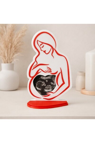 OEM Stand personalizat pentru ecografie 3D, alb cu roșu