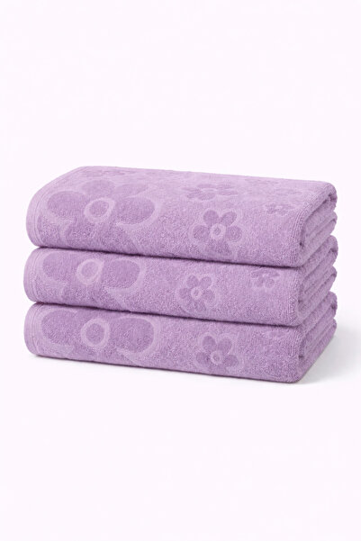 AtelierModa 100% Cotton bath towel with Patterned , soft and absorbent 550 GSM