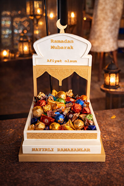 Dekor 🌙 Ramazan Mubarak Dekoratif Şekerlik & Çikolatalık