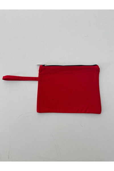 ETİFA Renkli Clutch Çanta Kırmızı