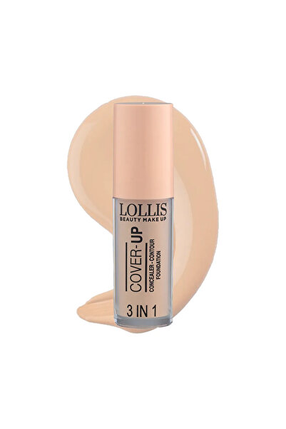 Lollis Cover Up 3 în 1 Corector-Contur-Fond de Ten 04