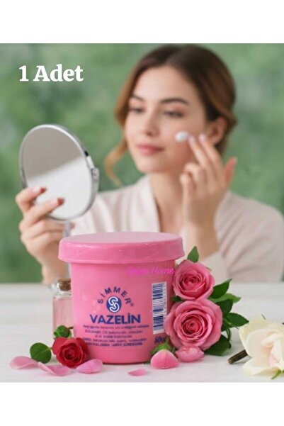 ÇEÇEN HOME (1 Adet) Gül Kokulu Vazelin , Güllü Vazelin, Pembe Vazelin 80cc
