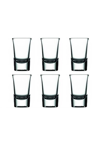 Paşabahçe Set of 6 Shot Glasses Pasabahce Boston, 40 ml, Glass