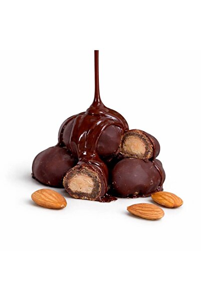 HURMA DÜNYAM Goberto Bitter Çikolatalı Bademli Hurma 500 Gr