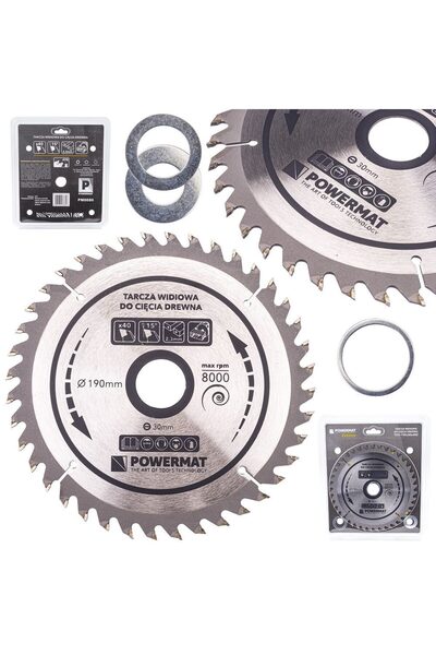 Powermat Disc circular pentru lemn, 190 x 30, 40 dinti, vidia,