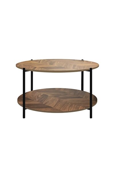 2home Masă de cafea Nook, rotundă, culoare naturală, 80 cm