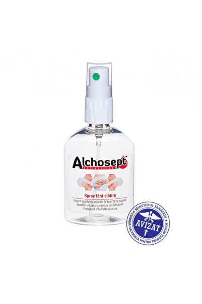 KLINTENSIV Alchosept 40ml hand sanitizer spray based on 85% alcohol, biocide