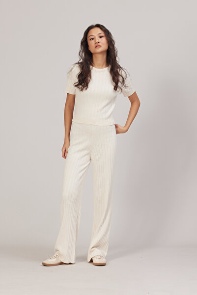 Avrile Σετ πλεκτό με ραβδώσεις