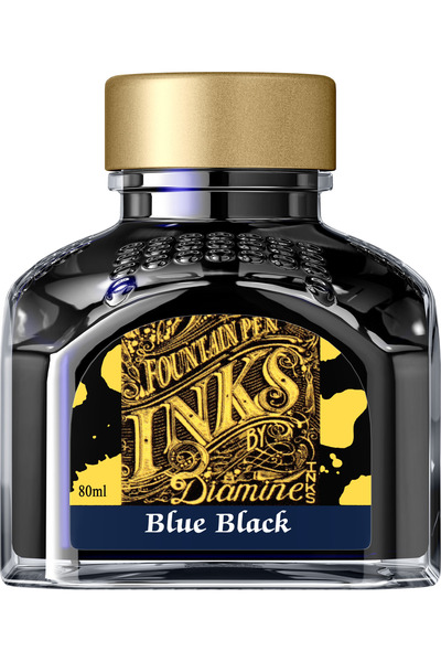 Diamine 80 ml Ink Bottle - Blue Black