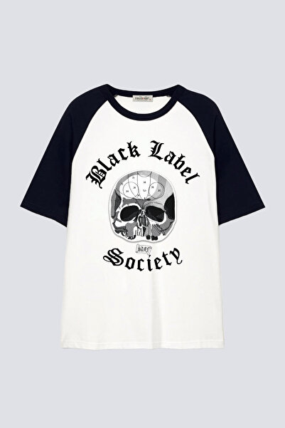 Tişört Mania Unisex Oversize Reglan Printed T-Shirt 100% Cotton - Black Label...