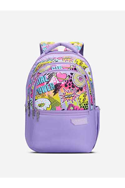 Lavie By Styli Power Purple Backpack 17Inch 30L