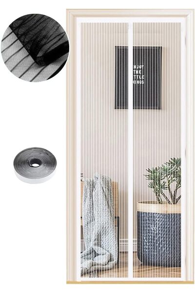 Other Magnetic Anti-Insect Net - Durable Nylon, No Drilling - 120x240 cm, White