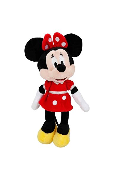 Disney ميني فستان أحمر قطيفة 30 سم