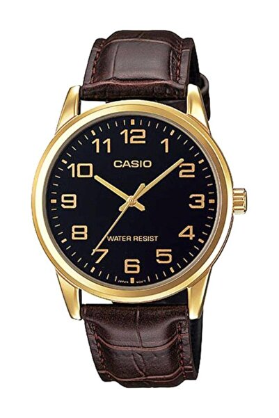 Casio Men's Dress Analog Watch MTP-V001GL-1B - 45 mm - Brown