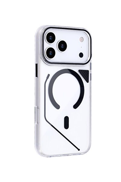 Shinytech iPhone 17 Pro Max Compatible Line Magsafe Transparent Case - Camera...