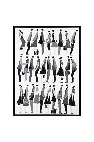 Mudo Concept HOMO RHO ÇERÇEVELİ YAĞLIBOYA TABLO 90X120CM