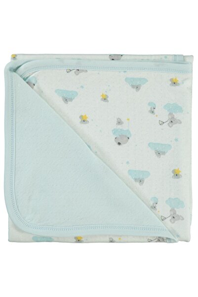 Bebetto بطانية أورجانيك ستارز آند كوالاس - أزرق قياسي