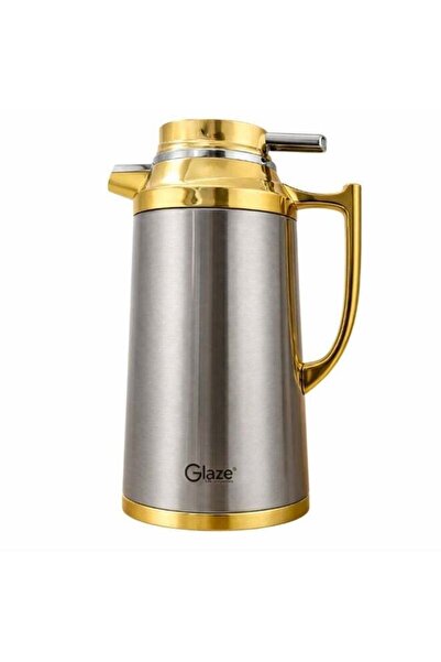 Glaze Vacuum Flask 1.9L, Stainless Steel Thermos, Hot & Cold, Leak-Proof Lid
