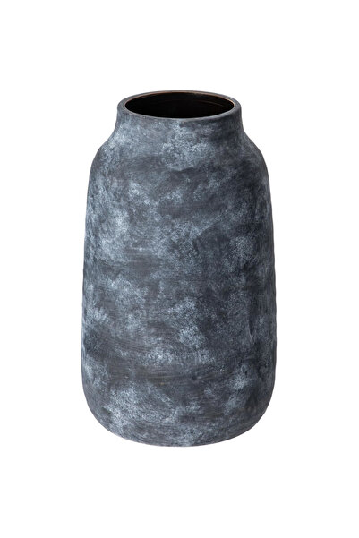 Other Vază Ceramică Flori - Stil Rustic, Decorativă, Albastru Închis - 16,5 x...