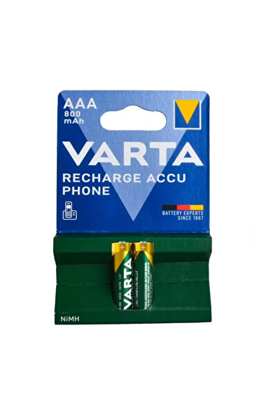 Varta Şarjlı 2'li Ince Kalem Pil AAA 800 Mah 58398