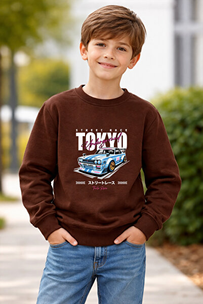 ADABEBEK Premium Tokyo Street Racing Παιδικό Φούτερ με Στάμπα 26126