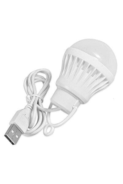 zola Lampă de camping LED portabilă, alimentată prin USB, 5W, albă