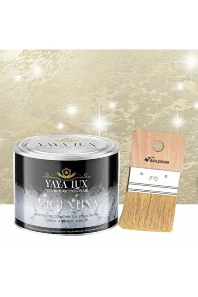 YaYa Color Luxury Decorative Paint, Argentina, with 3D Starry Effect, Champag...
