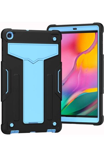 Other Husă Samsung Galaxy Tab A 10.1 - Armată, Silicon și Plastic - Suport In...