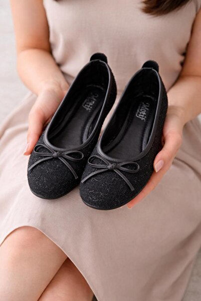 modastilin Tweed Fabric Mary Jane Ballet Stylish Buckle Orthopedic Sole Casua...