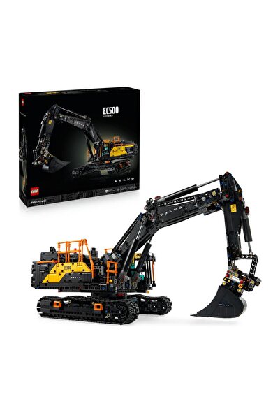 LEGO Technic Volvo EC500 Hybrid Excavator, Motorised Construction Vehicle, Gi...