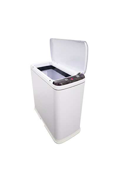 Rovotec Cos de gunoi cu senzor automat SD-809, deschidere cu senzor sau touch, 9L, Alb