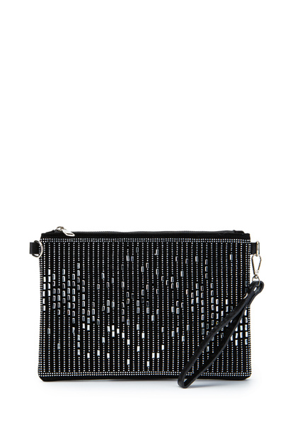 minebag Stone Detailed Clutch Rexie Mixed Women's Evening Dress Bag