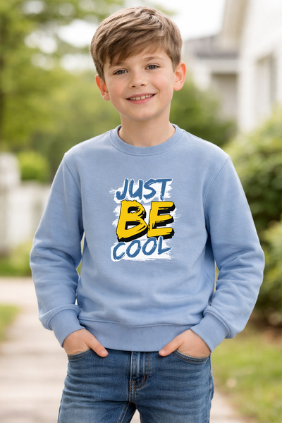 ADABEBEK سويت شيرت أطفال مطبوع من جاست بي كول 26006