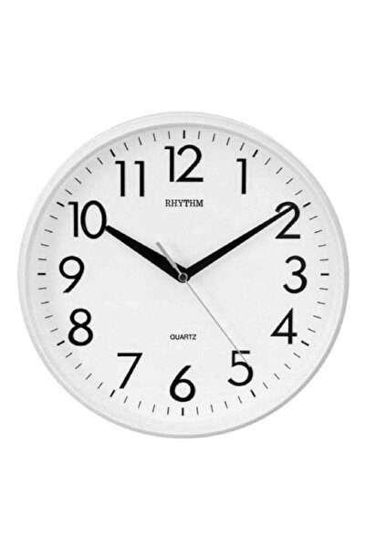 Generic Rhythm Basic 3D Numeral Round Analog Quartz Movement Wall Clock White...