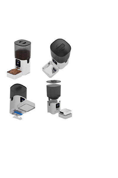 iHunt Hrănitor automat Smart Pet Feeder 6L Cam,cameră Full HD, control aplica...