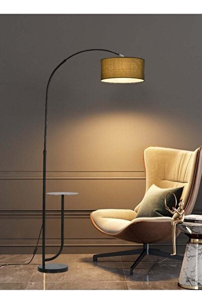 Generic Sharpdo Upgraded version Pure Natural Marble LED Floor Lamp with Shel...