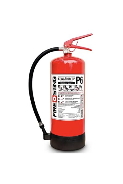 PSI Πυροσβεστήρας P6, 6 κιλά, σκόνη, διάμετρος 16 εκ., ύψος 52 εκ.