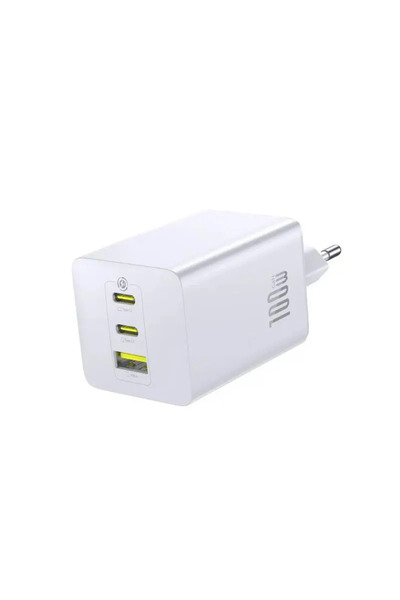 Baseus Încărcător de rețea EnerFill FE11 Quick Charge 100W 2x USB Type-C 1x U...