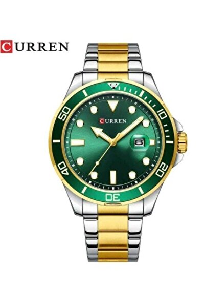 Curren Men's Classic Luminous Analog Wrist Watch - 47 mm - Gold/Silver