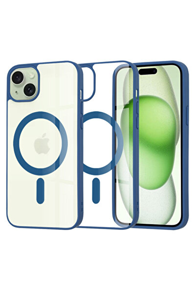 Techsuit iPhone 15 Plus MagSafe Case, Blue