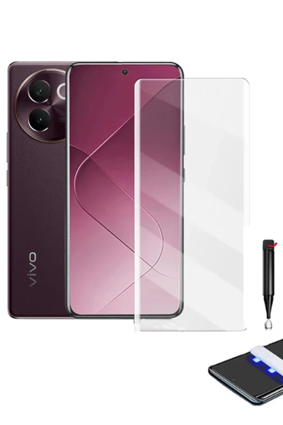 Generic Vivo V30E - Adavnced Glue UV Curved Tempered Glass