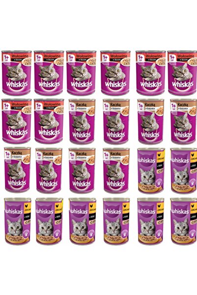 Whiskas Wet Cat Food Mixed Flavours 24x400g