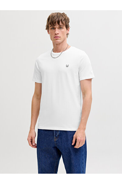 Jack & Jones طاقم الرقبة تي شيرت