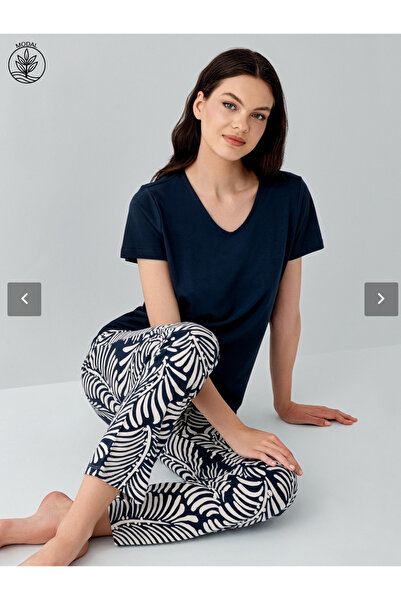 Arnetta Set de pijamale pentru femei, modal, (cu șosete cadou)