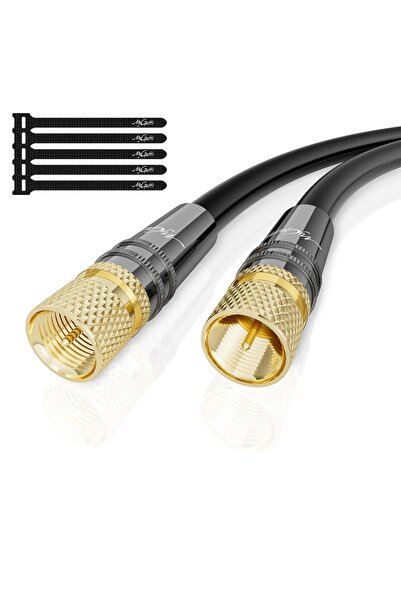 Other Cablu Coaxial Antena Satelit - Cupru OFC, HDTV 4K, 2 Mufe F Aurite - 70...